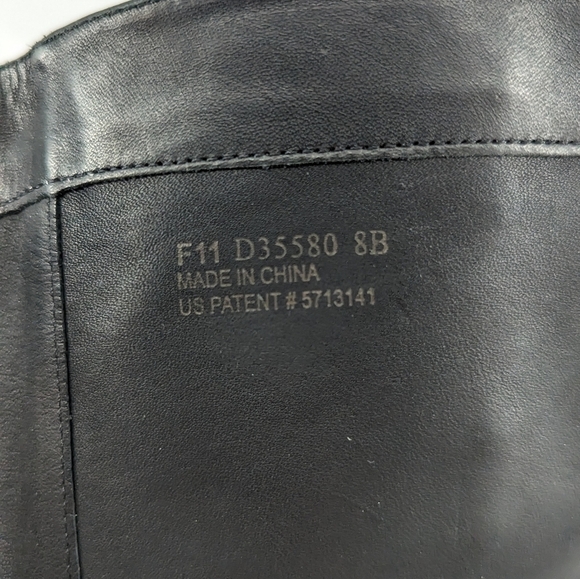 Cole Haan Calf High Heel Boots Black 8 leather fall winter preppy classic - Picture 14 of 16